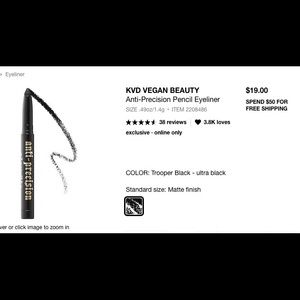 NWT KVD Eyeliner 💄